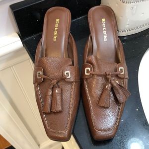Brown Tassel Mules.